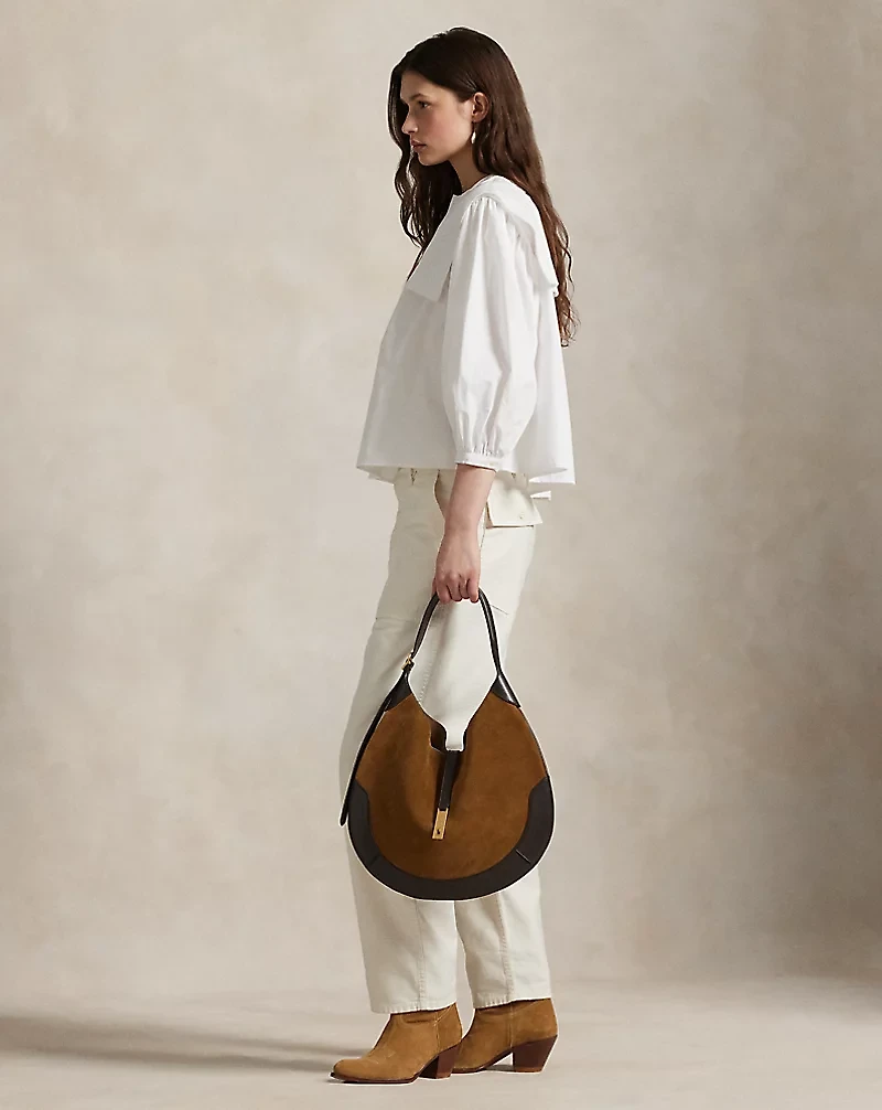 Bib Cotton Poplin Shirt