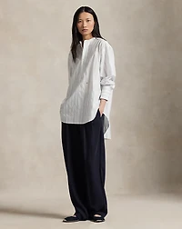 Striped Cotton Dobby Top