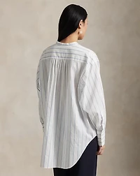 Striped Cotton Dobby Top