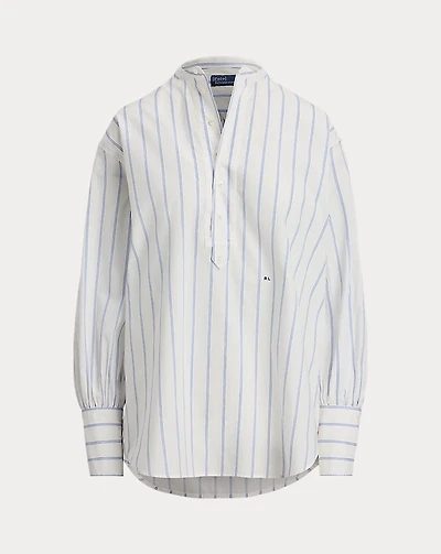 Striped Cotton Dobby Top
