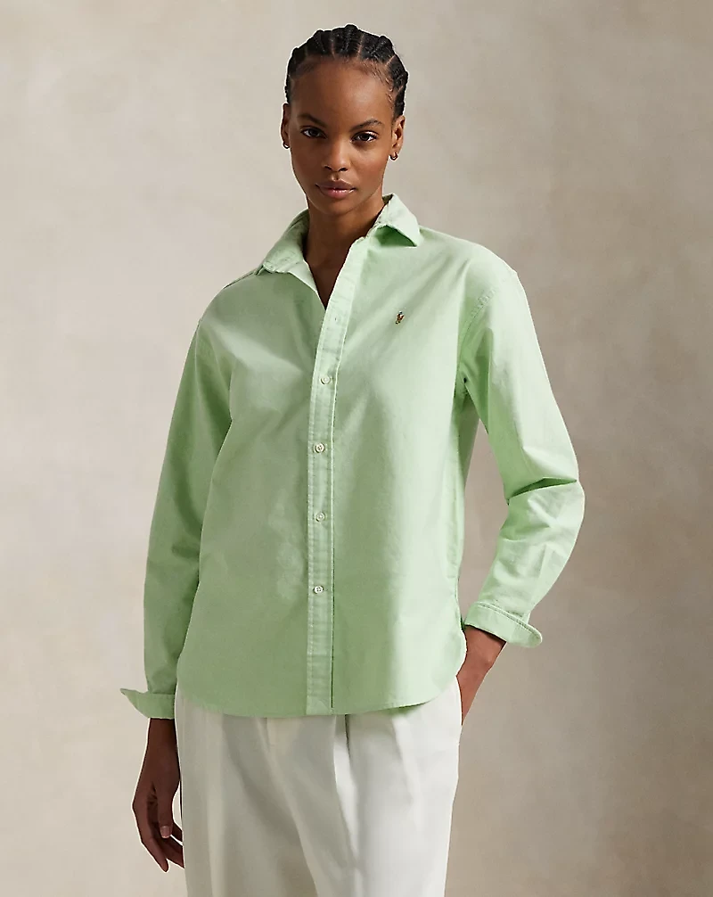 Relaxed Fit Cotton Oxford Shirt