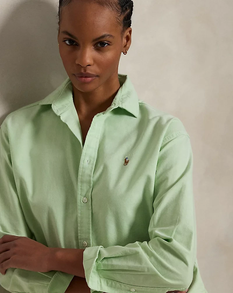 Relaxed Fit Cotton Oxford Shirt