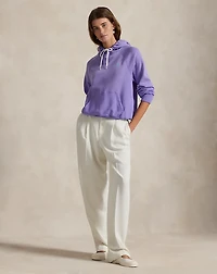 Shrunken Fit Lightweight Fleece Hoodie