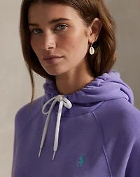 Shrunken Fit Lightweight Fleece Hoodie