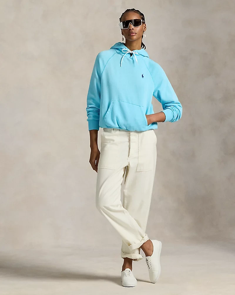 Shrunken Fit Lightweight Fleece Hoodie