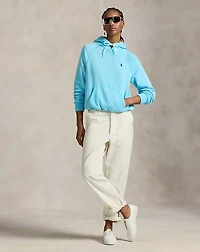 Shrunken Fit Lightweight Fleece Hoodie