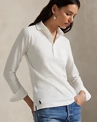 Slim Fit Pocket Mesh Polo Shirt