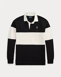 Color-Blocked Cotton Jersey Rugby Shirt