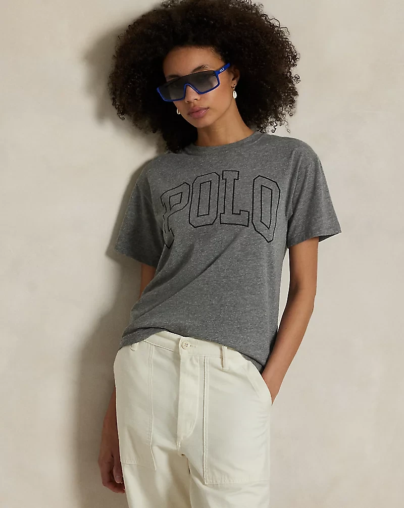 Logo Jersey Crewneck Tee