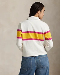 Color-Blocked Cotton Jersey Rugby Shirt