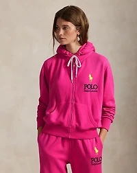 Big Pony Lightweight Fleece Zip Hoodie