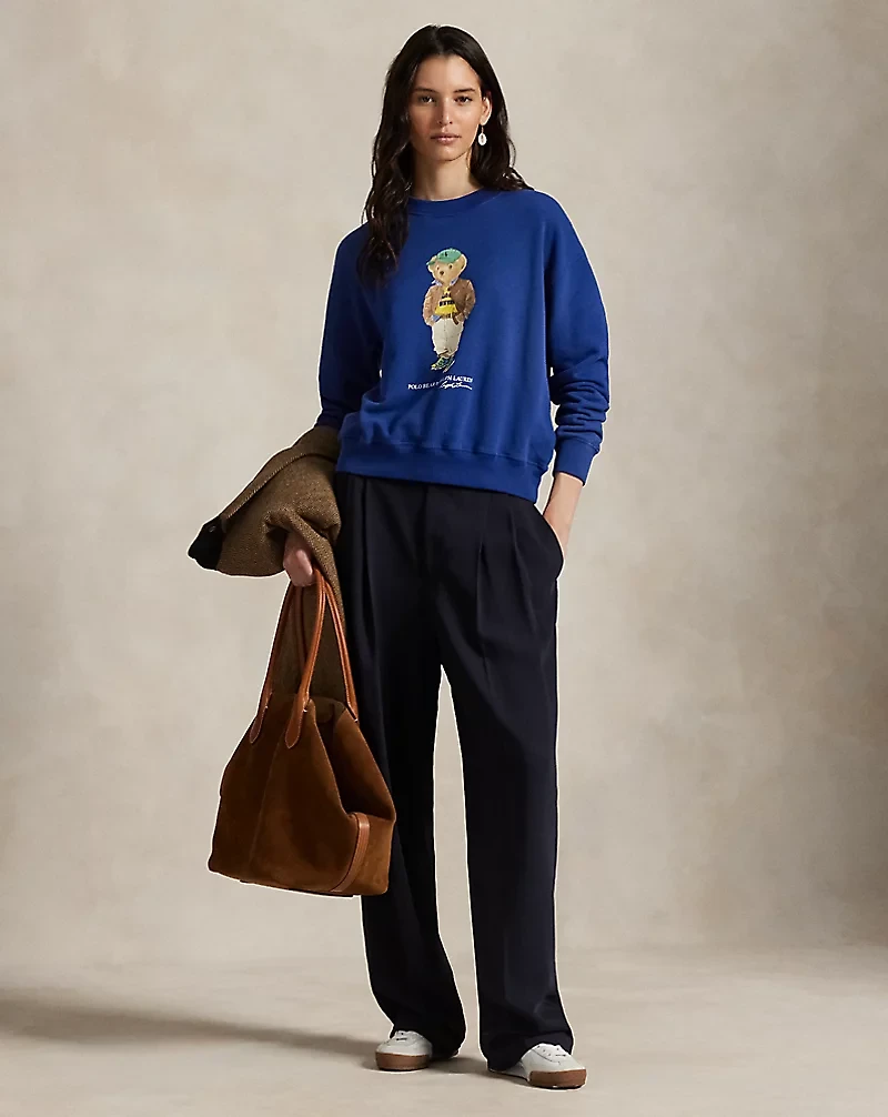 Polo Bear Lightweight Fleece Crewneck