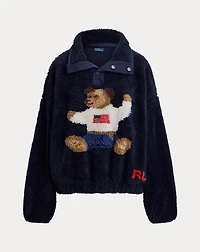 Polo Bear High-Pile Fleece Mockneck