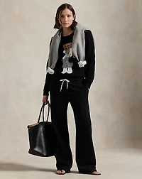 Polo Bear Cotton Crewneck Sweater
