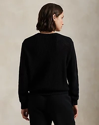Polo Bear Cotton Crewneck Sweater