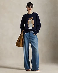Polo Bear Wool-Cashmere-Blend Sweater