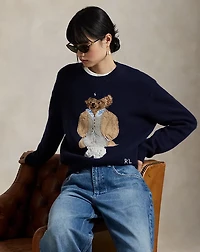 Polo Bear Wool-Cashmere-Blend Sweater
