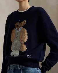 Polo Bear Wool-Cashmere-Blend Sweater