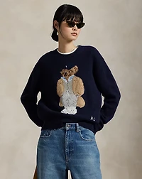 Polo Bear Wool-Cashmere-Blend Sweater