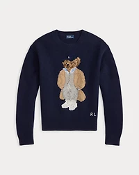 Polo Bear Wool-Cashmere-Blend Sweater