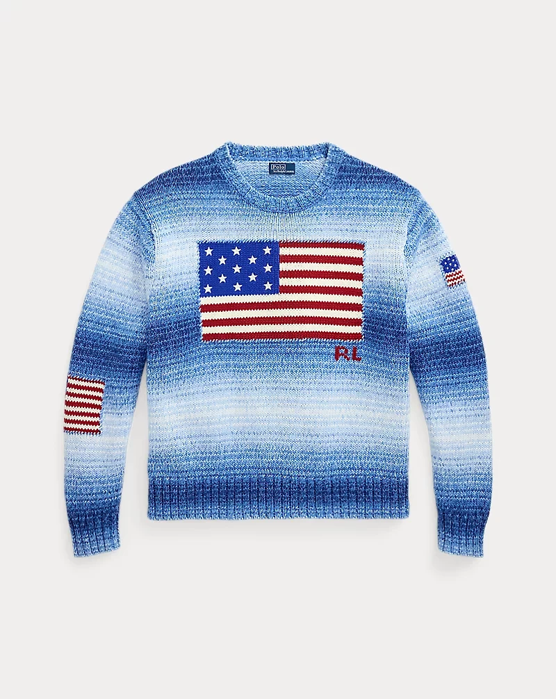 Flag Ombré Cotton Sweater