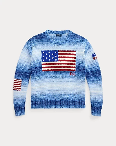 Flag Ombré Cotton Sweater
