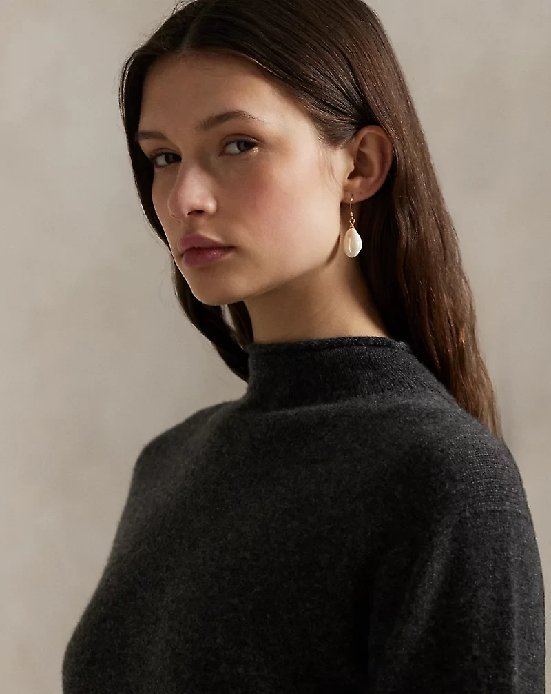 Cashmere Turtleneck Sweater Dress