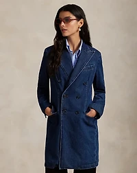 Double-Breasted Denim Jacket