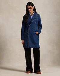 Double-Breasted Denim Jacket