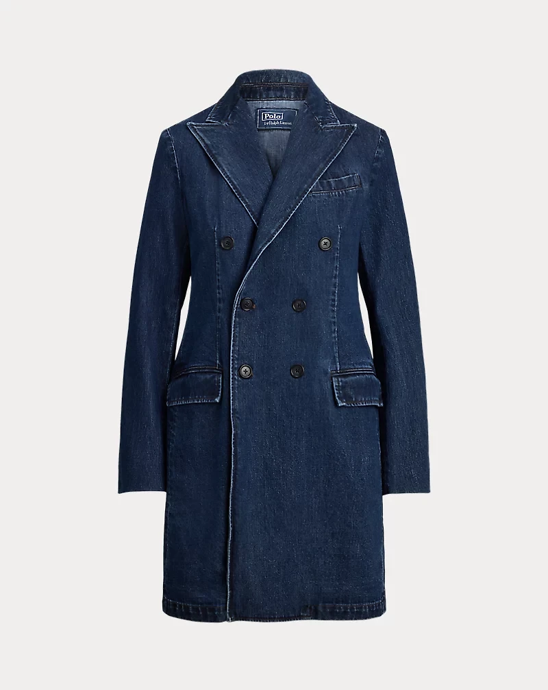 Double-Breasted Denim Jacket