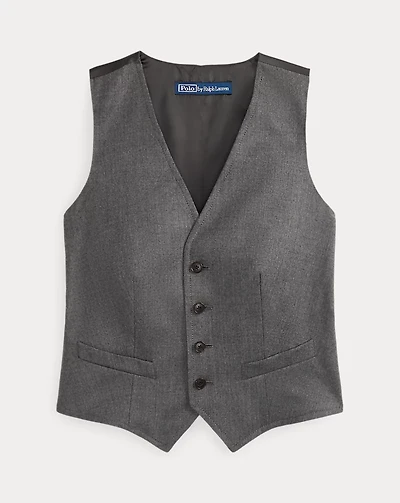 Wool-Blend Buttoned Vest