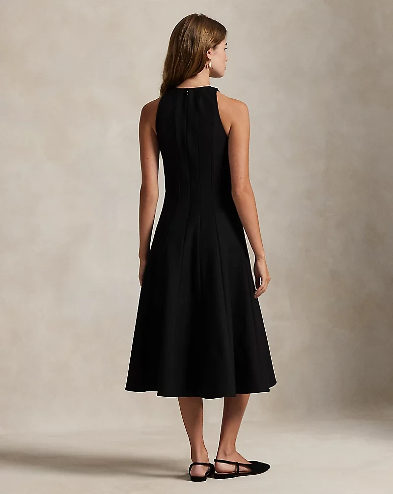 Sleeveless Stretch-Cotton-Blend Dress