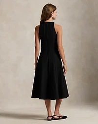 Sleeveless Stretch-Cotton-Blend Dress