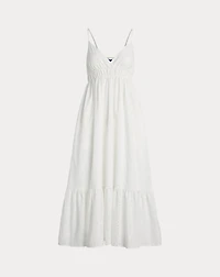 Eyelet Voile Sleeveless Dress