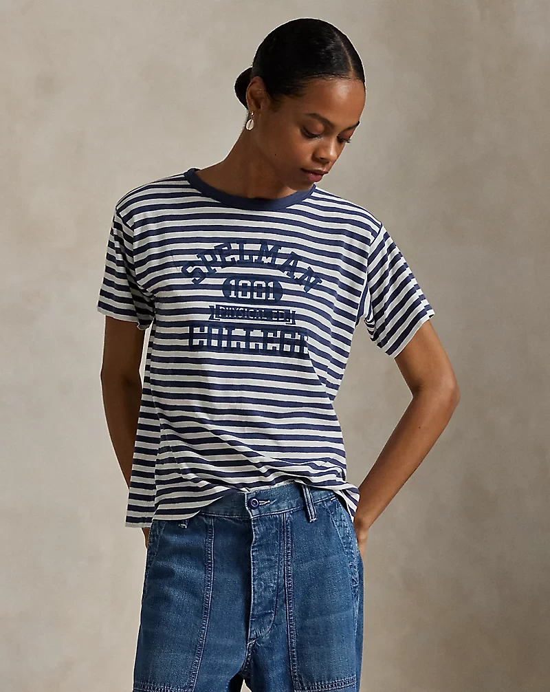 The Spelman College Striped Jersey Tee