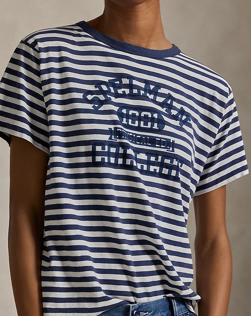 The Spelman College Striped Jersey Tee