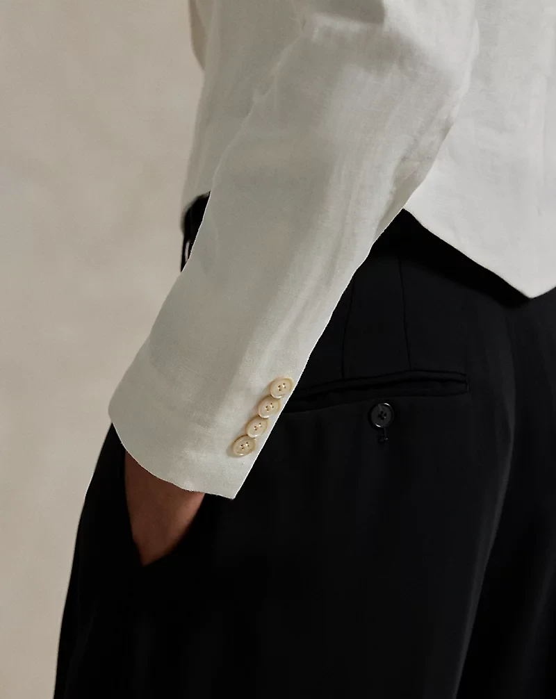 The Spelman College Cropped Linen Blazer