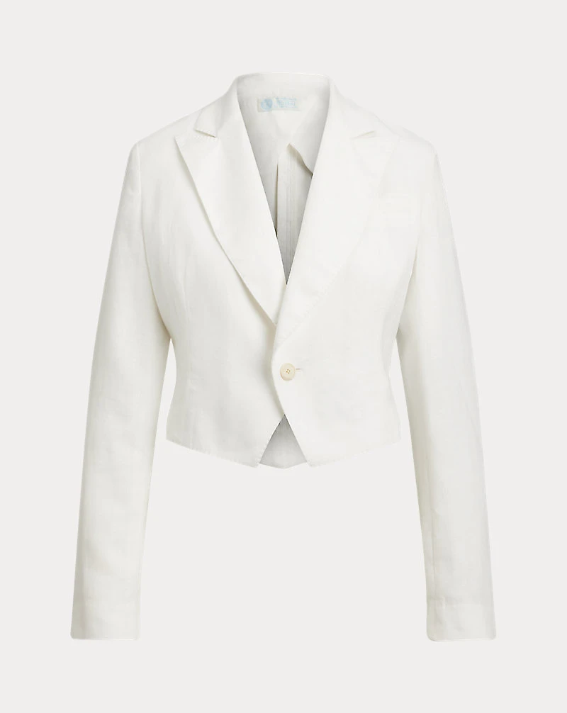 The Spelman College Cropped Linen Blazer