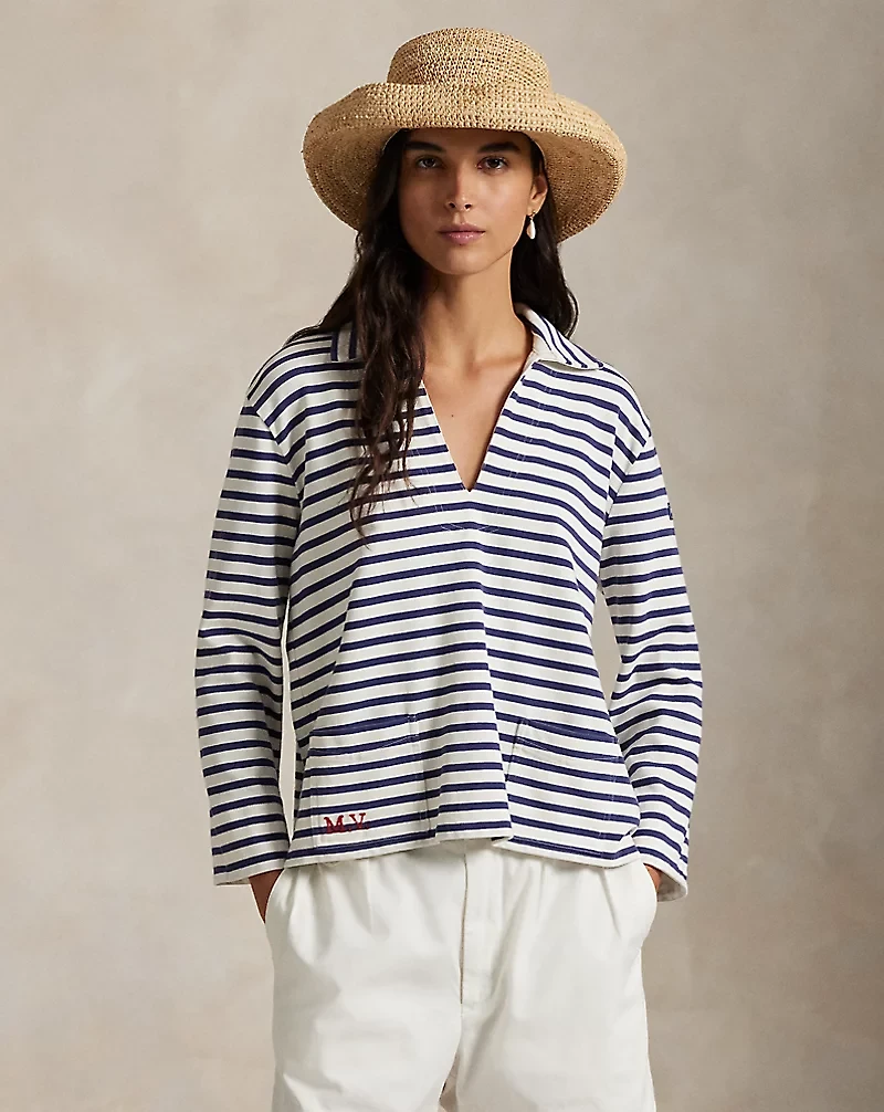 The Oak Bluffs Striped Jersey Shirt