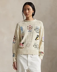 The Oak Bluffs Sampler Rollneck Sweater