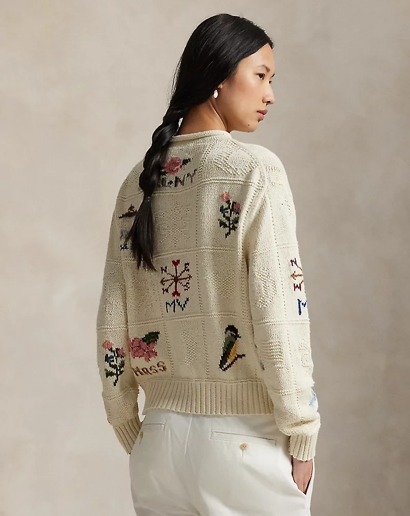 The Oak Bluffs Sampler Rollneck Sweater