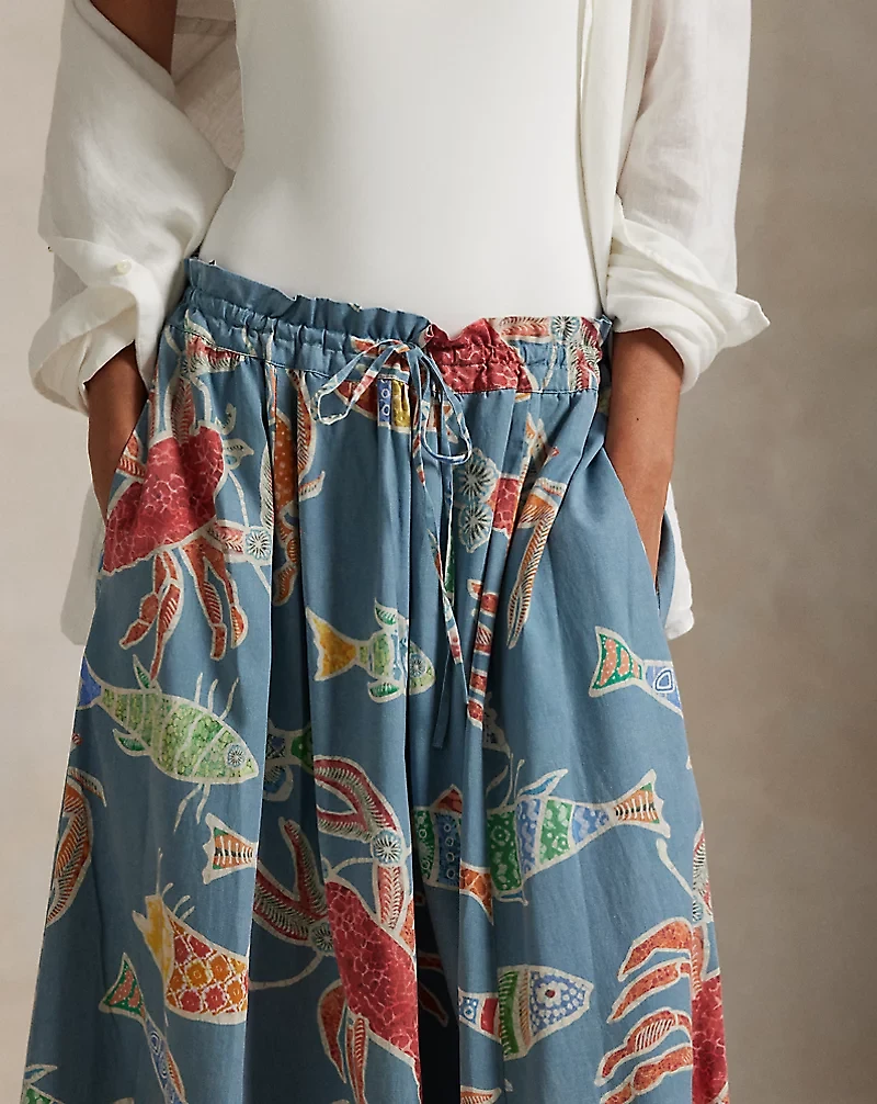 The Oak Bluffs Drawstring Skirt