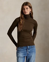 Stretch-Blend Turtleneck