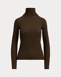 Stretch-Blend Turtleneck