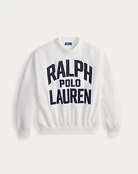 Satin Logo Fleece Crewneck