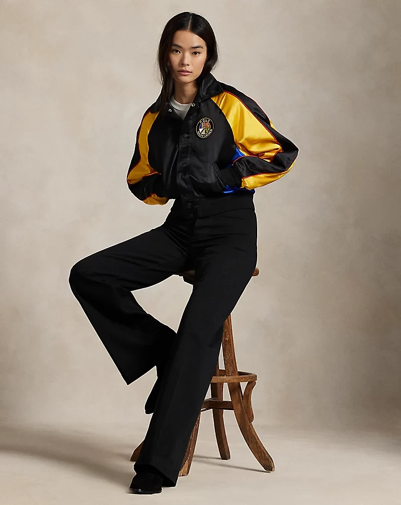 Satin Bomber Jacket