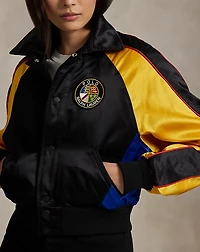 Satin Bomber Jacket