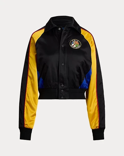 Satin Bomber Jacket
