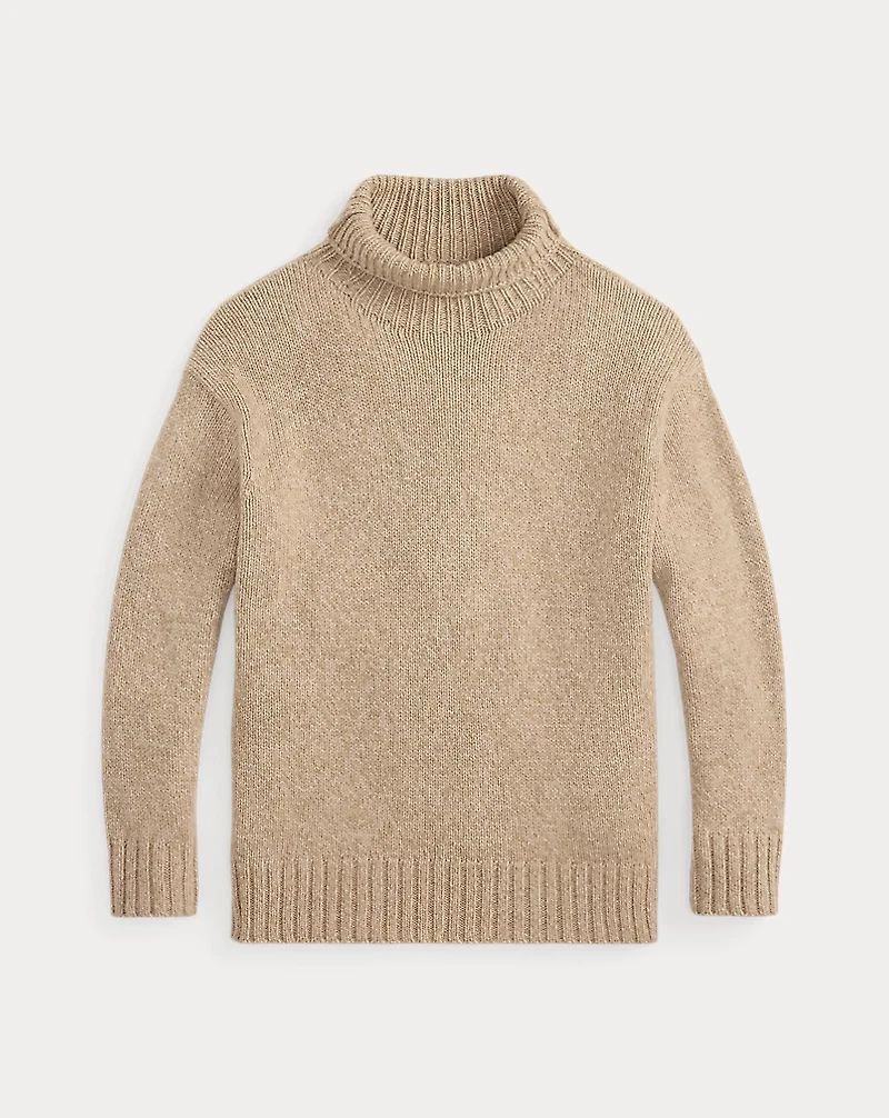 Wool-Cashmere Turtleneck Sweater