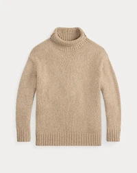 Wool-Cashmere Turtleneck Sweater